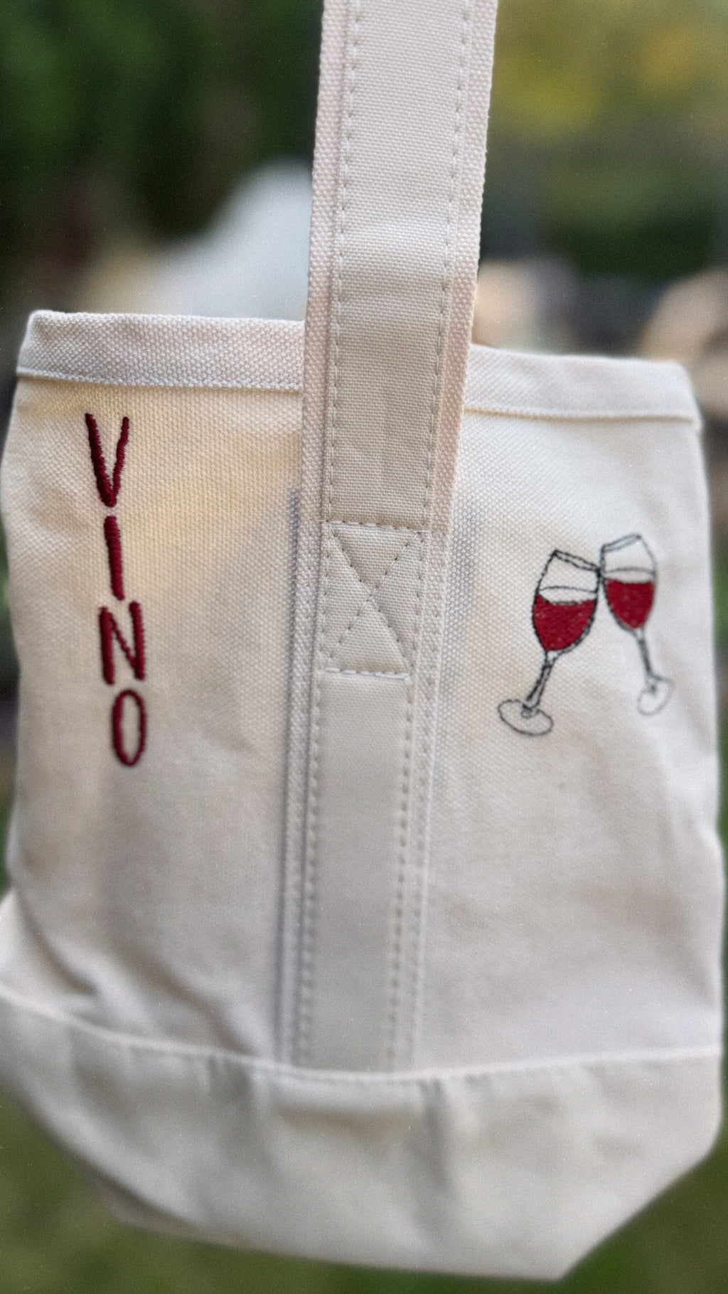 Canvas Wine Bag