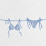 Bathing suit hanging