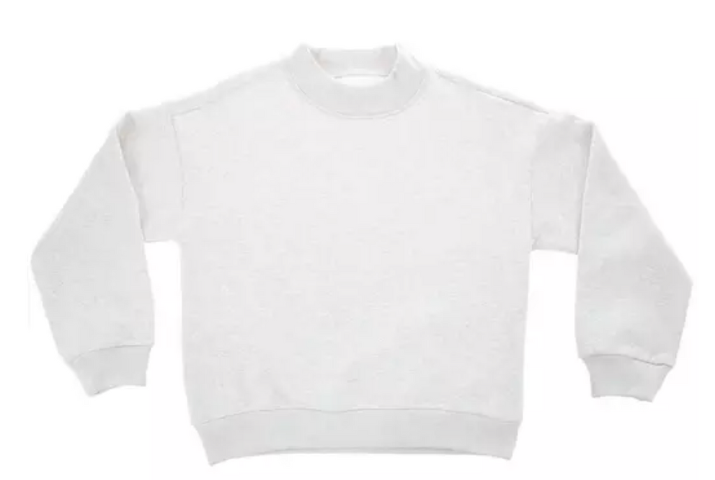 Outline Logo Mock Neck