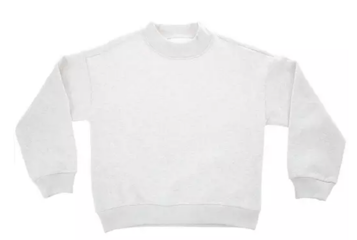 Outline Logo Mock Neck