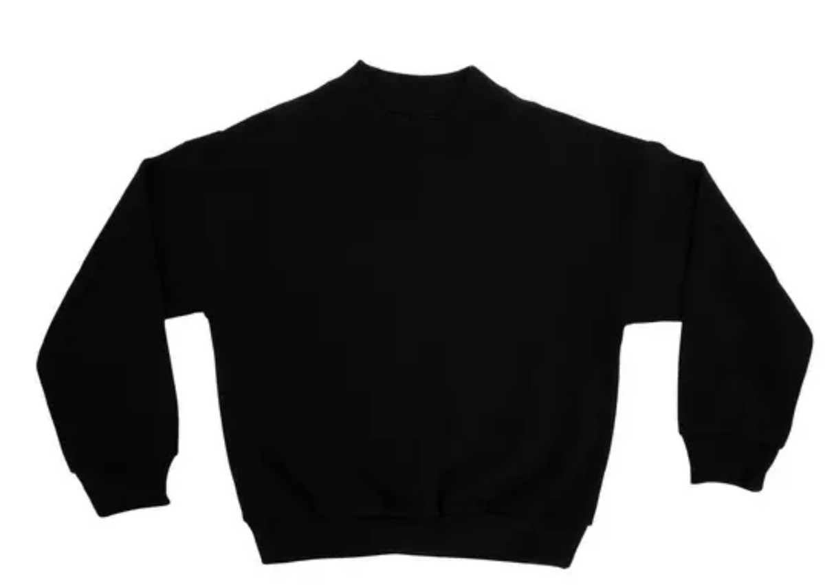 Outline Logo Mock Neck