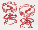 2 martinis with bows 
