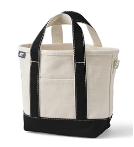 MEDIUM Lands End Tote - Text ONLY