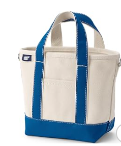 MEDIUM Lands End Tote - Text ONLY