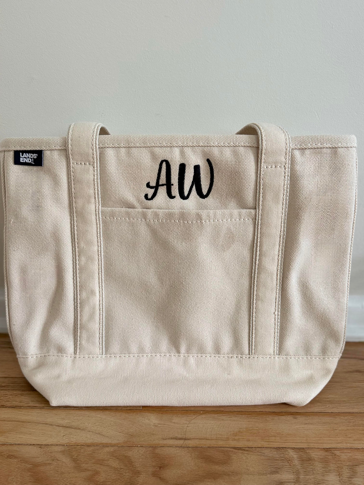 MEDIUM Lands End Tote - Text ONLY